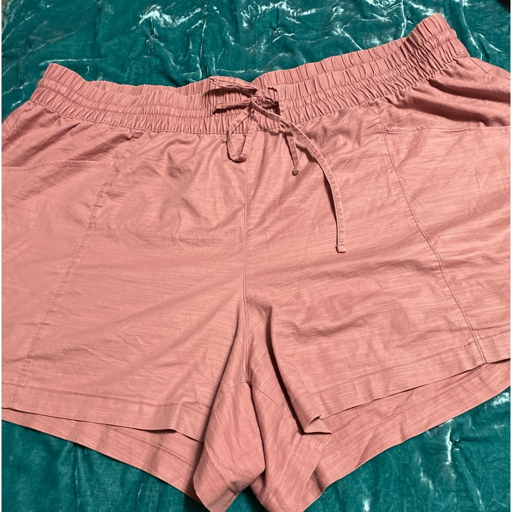 Pink Draw String Shorts 3X